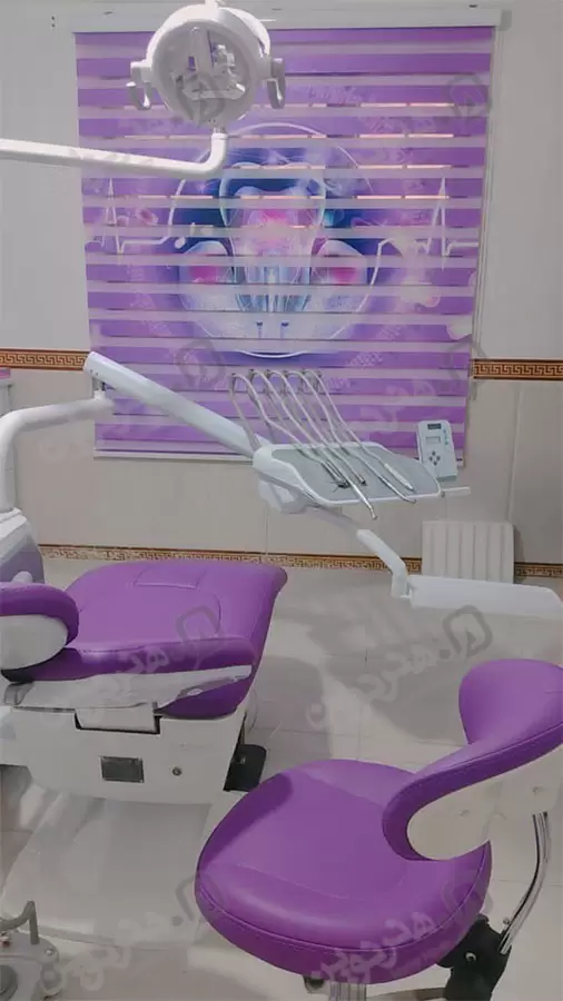 نمونه چاپ روی پرده زبرا هنر نوین طرح دندان پزشکی